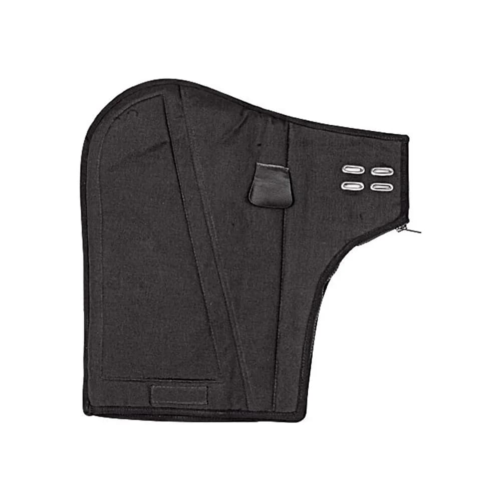 Black Zippered Vented Riding Bib