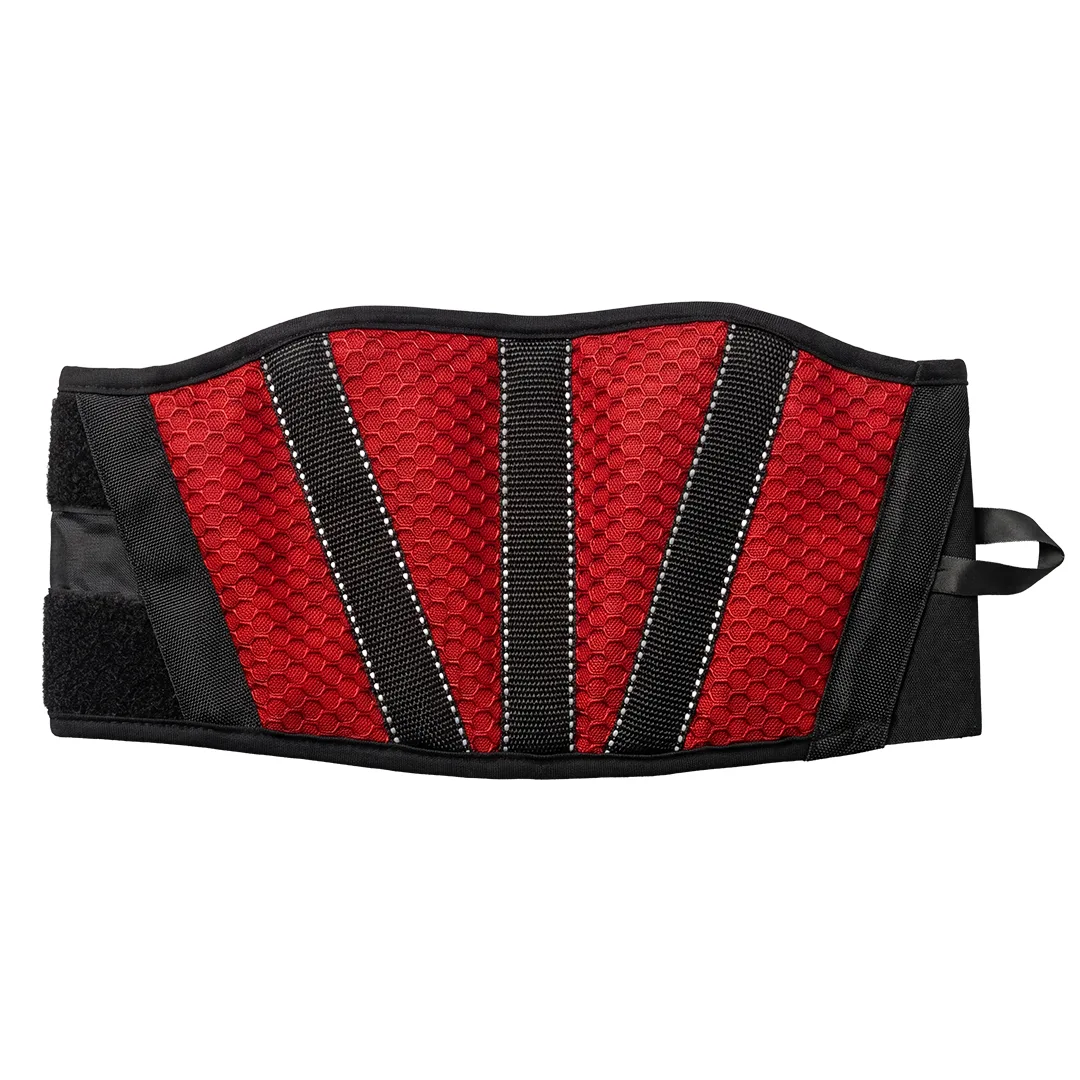 Red Honeycomb Mesh Kidney Belt for Kids PS-6620