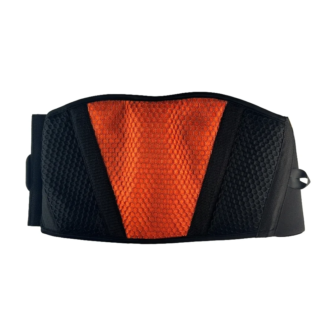 Orange Honeycomb Mesh Motorcycle Kidney Belt for Men PS-6621